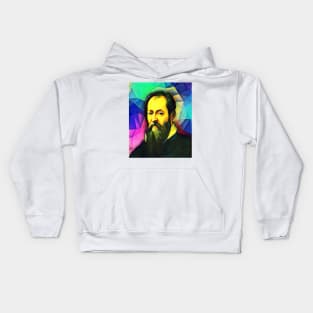 Giorgio Vasari Colourful Portrait | Giorgio Vasari Artwork 7 Kids Hoodie